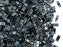 5 g Halb Tila Perlen 5x2.3x1.9 mm, 2-Loch, Light Gunmetal, Miyuki Japanese Perlen