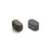 50 St. Ios® par Puca® Perlen, Kleiner Ziegel 2,5x5,5mm mit zwei Löchern, Dunkel Bronze Matt