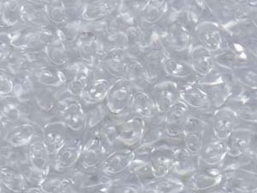 Lange Magatama Perlen 4x7 mm Kristall Japanische Glasperlen Miyuki Clear