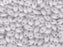 Lange Magatama Perlen 4x7 mm Weiß Opak Japanische Glasperlen Miyuki White