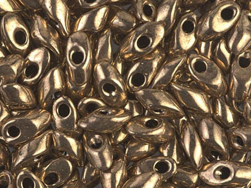 Lange Magatama Perlen 4x7 mm Metallic Dark Bronze Japanische Glasperlen Miyuki Brown