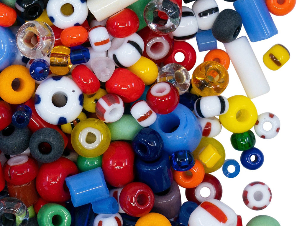 Glasperlen Mix Ein Mix aus Glasperlen von Preciosa Ornella Tschechisches Glas  Farbe_Multicolored