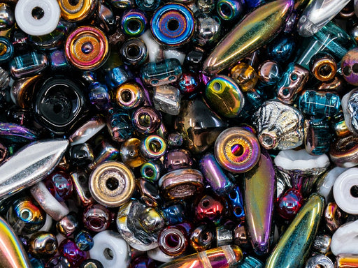 Glasperlen-Mix Glasmalerei Tschechisches Glas  Farbe_Multicolored