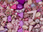 Glasperlen-Mix Rosa Pulver Tschechisches Glas  Farbe_Pink Farbe_ Multicolored