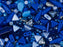 Glasperlen-Mix Königsblau Tschechisches Glas  Farbe_Blue Farbe_ Multicolored