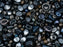 Glasperlen-Mix Graublaue Palette Tschechisches Glas  Farbe_Grey Farbe_ Multicolored