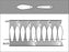 100 pcs Dolchperlen 5x16 mm, Aqua Opal Volles Licht AB, Tschechisches Glas (Dagger Beads)