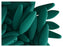 30 St. Dagger Kleine NEON ESTRELA Perlen 5x15mm, Böhmisches Glas, Smaragd Grün