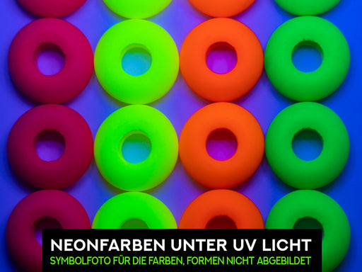 25 St. Herz NEON ESTRELA Perlen 8mm, Böhmisches Glas, Grün