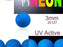 160 St. Rund NEON ESTRELA Perlen 3mm, Böhmisches Glas, Blau