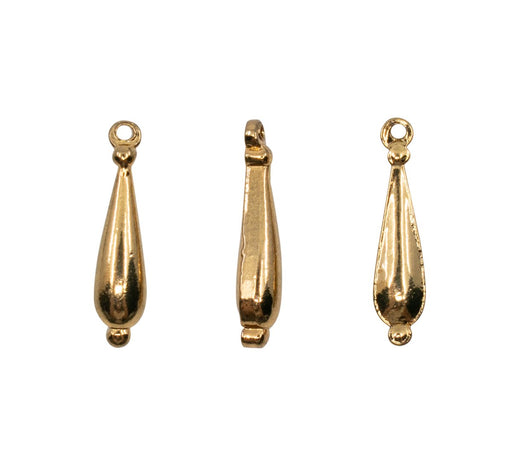 Anhänger 16 mm Gold Metall Gold