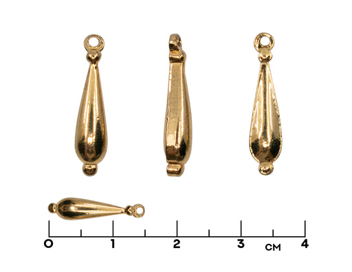 1 pc Anhänger 16 mm, Gold, Metall