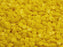50 St. Pinch Gepresste Perlen 5x3,5mm, Böhmisches Glas, Opak Gelb (Zitrone)