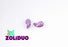 20 St. ZoliDuo® Recht Version Perlen, Teardrop 5x8mm mit zwei Löchern, Böhmisches Glas, Kristall Vega Glanz