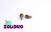20 St. ZoliDuo® Recht Version Perlen, Teardrop 5x8mm mit zwei Löchern, Böhmisches Glas, Schwarz Marea