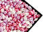 20 g SuperDuo Rocailles 2.5x5mm Zwei Löcher, Böhmisches Glas, Alabaster Pastell Weiß Rosa Lila, Tschechisches Glas (SuperDuo Seed Beads)
