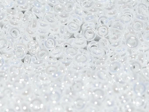 Zwischenperlen 2.2x1 mm White Pearl Ceylon Japanische Glasperlen Miyuki Farbe_White