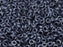 Zwischenperlen 2.2x1 mm Gunmetal mattiert Japanische Glasperlen Miyuki Farbe_Grey