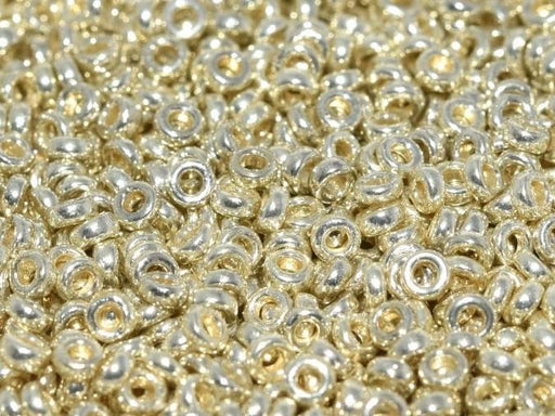 Zwischenperlen 2.2x1 mm Duracoat Silber galvanisiert Japanische Glasperlen Miyuki Farbe_Silver