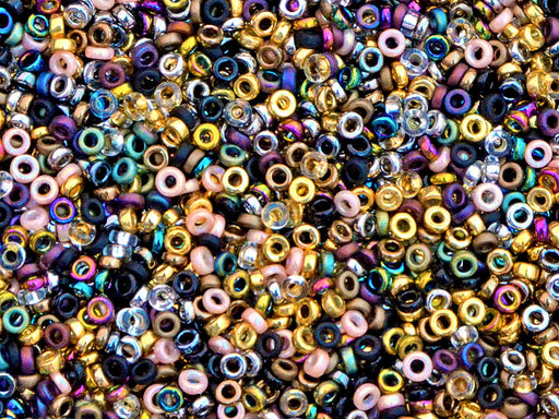 Zwischenperlen 2.2x1 mm Mix Japanische Glasperlen Miyuki Farbe_Multicolored