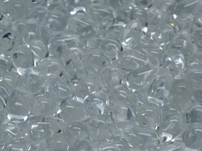 Teardrop Perlen 6x9 mm Kristall Dasichtig Tschechisches Glas Farbe_Clear