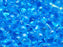 Teardrop Perlen 6x9 mm Aquamarin AB Tschechisches Glas Farbe_Blue