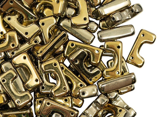 Telos par Puca Gold Dorado glass beads