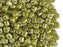 5 g Minos® par Puca® Perlen, Kleiner Zylinder 2,5x3mm mit einem Loch, Alabaster Pastell Lime