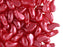 20 St. ZoliDuo® Recht Version Perlen, Teardrop 5x8mm mit zwei Löchern, Böhmisches Glas,Alabaster Pastell Rot