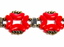 1 St. Exklusive Perlenstickerei Kit für DIY Schmuckherstellung, Armband „Magic Identity“ (Rot)