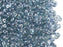 20 g SuperDuo Rocailles 2.5x5mm Zwei Löcher, Böhmisches Glas, Kristall Blau Luster
