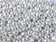 60 St. Teardrop Perlen 4x6mm, Böhmisches Glas, Kristall Labrador Voll